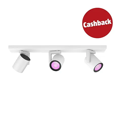 Philips Hue LED-Deckenstrahler White and Color Ambience Argenta