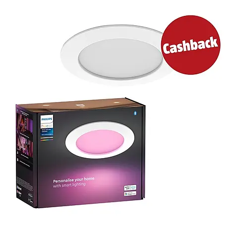 Philips Hue LED-Einbauspot White & Color Ambience Slim Recessed L