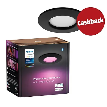 Philips Hue LED-Einbauspot White & Color Ambience Slim Recessed S