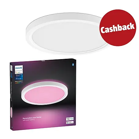 Philips Hue LED-Panel rund White & Color Ambiance Tento S