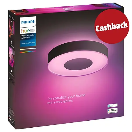Philips Hue LED-Deckenleuchte rund White and color ambience Infuse M