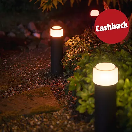 Philips Hue Außensockelleuchte Calla White & Color Ambiance