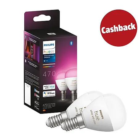 Philips Hue Smart-LED-Lampen-Set White & Color Ambiance Tropfen
