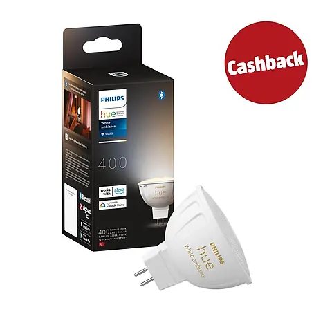 Philips Hue Smart-LED-Lampen-Set White Ambiance MR16