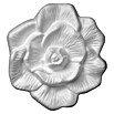 Decosa 3D-Wandtattoo (Rose, 2 Stk., 13,5 x 13,5 cm, Expandiertes Polystyrol (EPS))
