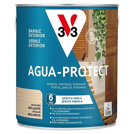 V33 Barniz para madera Exterior Agua Protect