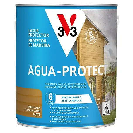 V33  Protección para madera Lasur exterior Agua-Protect