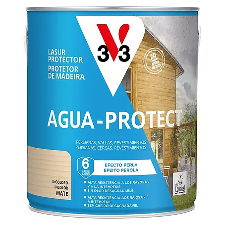 V33 Protección para madera Lasur exterior Agua-Protect