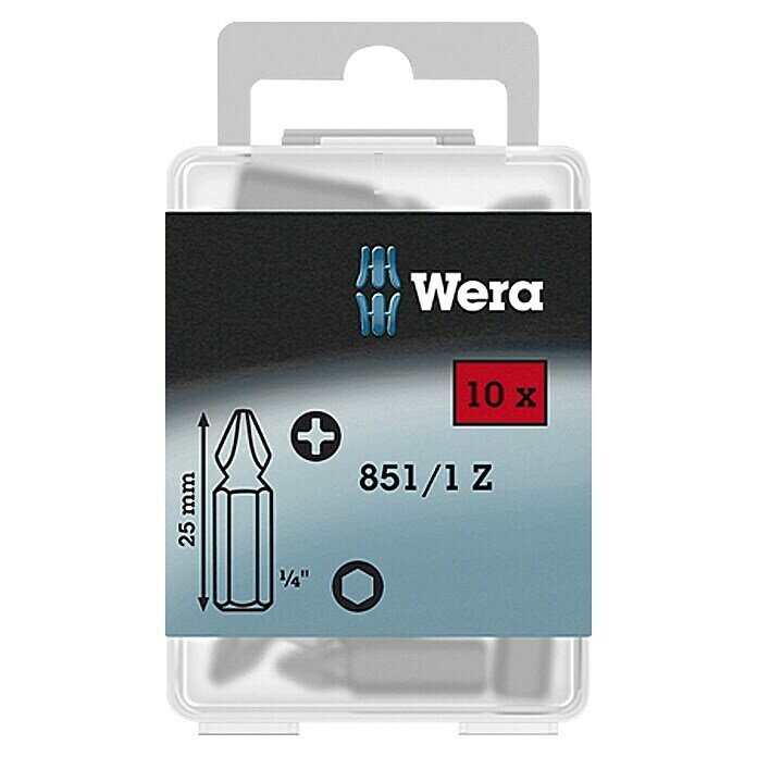 Wera Bit-Box 851/1 (PH 2, 10-tlg.)
