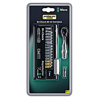 Wera Premium Plus Bit- en ratelset Bit Check BR 30 (31 -delig)