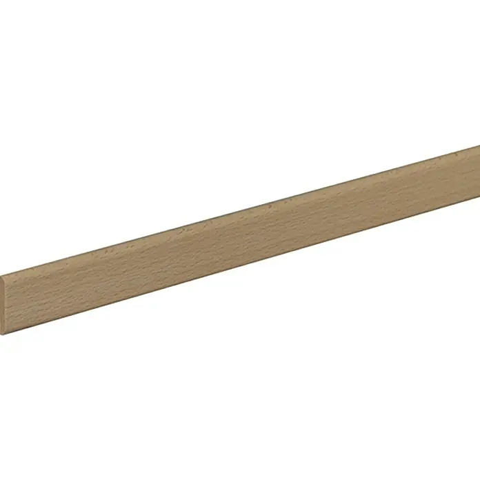 Profiles and more Abschlussleiste - L x B x H: 95 cm x 29 mm x 4 mm, Buche - Holzleiste in Naturfarbe, ideal als Abschluss oder zur Dekoration, mit abgerundeten Kanten für eine saubere und ästhetische Optik.