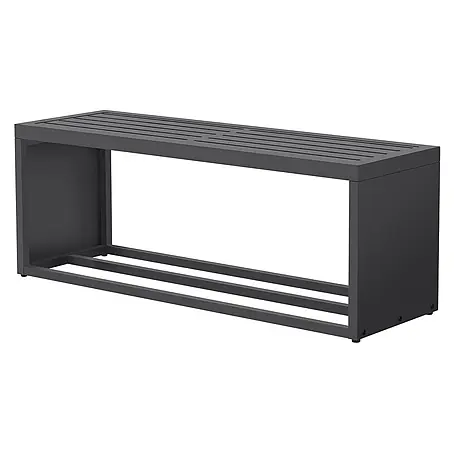 Kaminholzbank Innen/Aussen aus Metall 120 cm