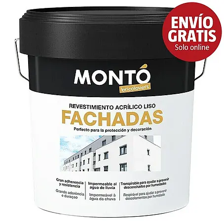 Montó Bricolovers Pintura para fachadas de acrilato puro