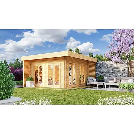 Gartenlounge Modell Petra 44 E, 13.78  m², Isolierverglasung