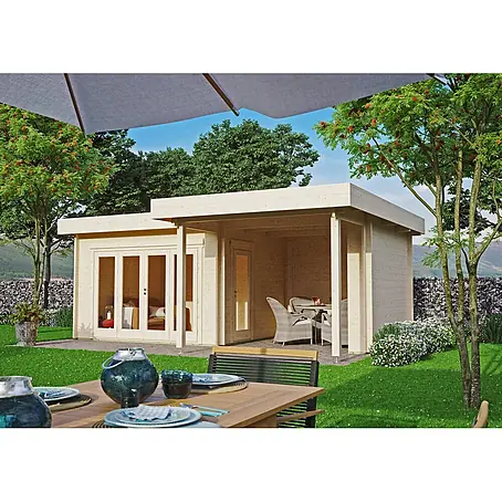Gartenlounge Modell Sandra 44 F, 20.75 m², Isolierverglasung