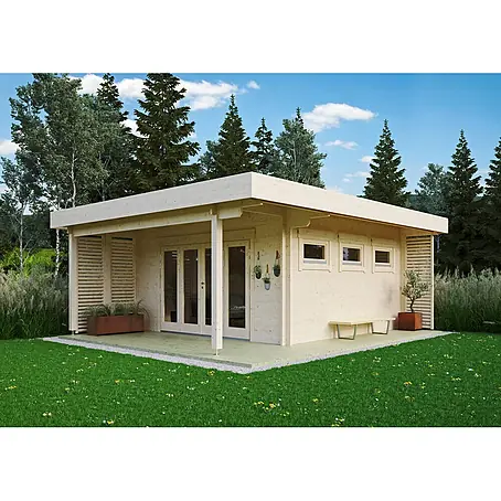 Gartenlounge Modell Sandra 44 G, 19.47  m², Isolierverglasung
