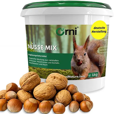 Orni Nüsse-Mix für Eichhörnchen 1kg