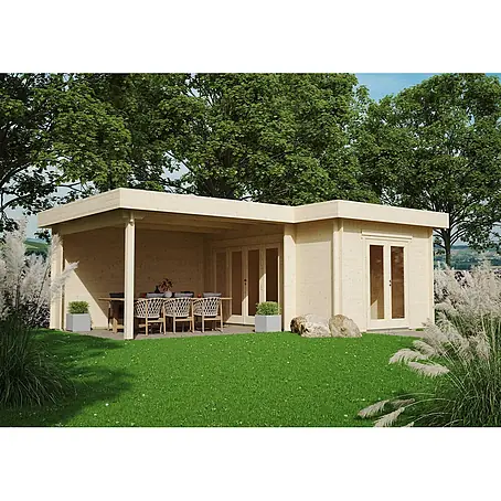 Gartenlounge Modell Sandra 44 E, 28.59 m², Isolierverglasung