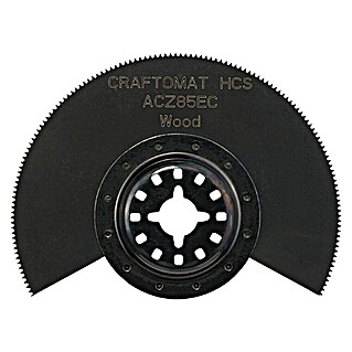 Craftomat Disco de sierra segmentado ACZ 85 EC (Diámetro: 85 mm, Madera / plástico)