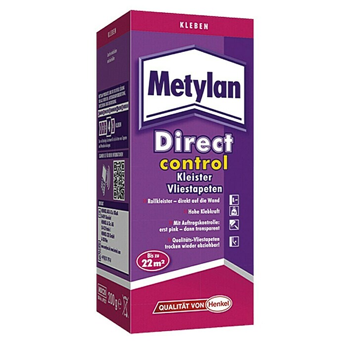 Metylan Tapecirno lepilo Direct control  (200 g) | 6384 - Vlieskleister | HCDE - Kleister | HCD - Kleber | HC - Kleber | H - Innendeko/Farben | BAUHAUS
