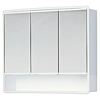 Jokey Spiegelschrank Lymo (B x H: 58 x 49,5 cm, Ohne Beleuchtung, Kunststoff, Weiß)