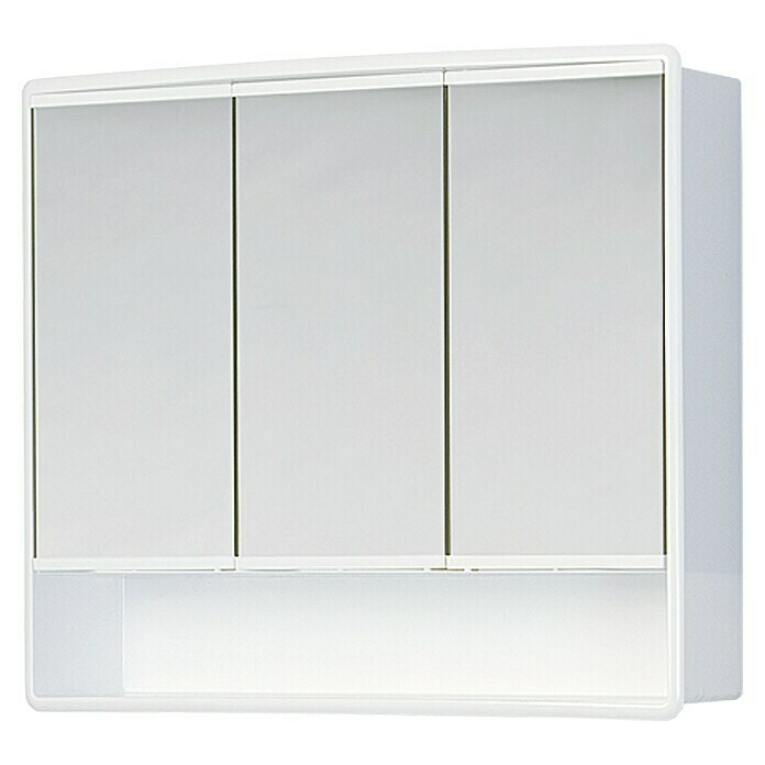 Jokey Spiegelschrank LymoB x H: 58 x 49,5 cm, Ohne Beleuchtung, Kunststoff, Weiß Unknown