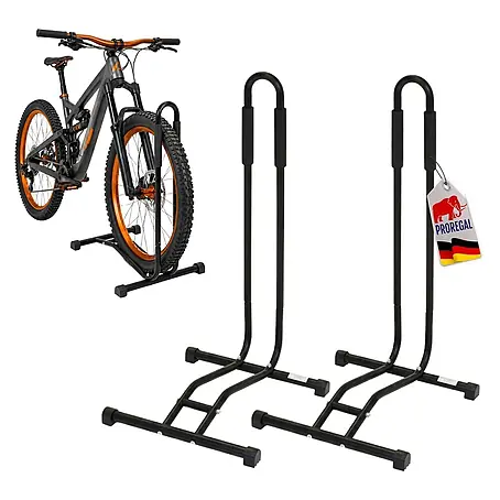 PROREGAL Fahrradständer STAND 2er Set HxBxT 74x43x43cm
