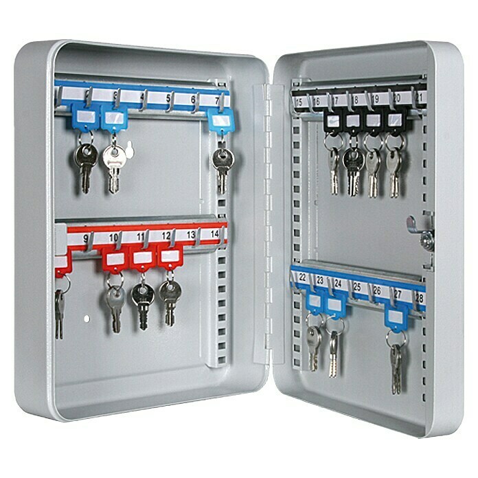 Stabilit Schlüsselkassette (Anzahl Haken: 25, 75 x 230 x 320 mm)