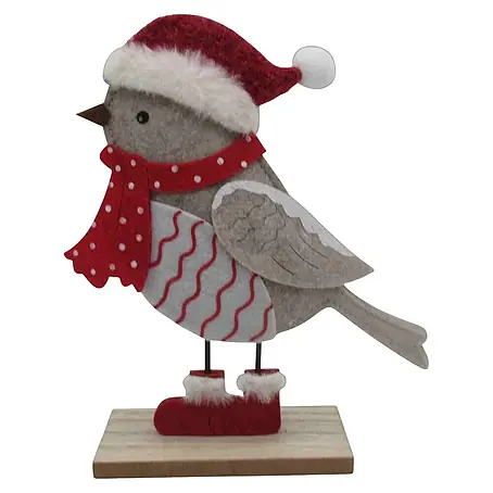 Dekofigur Weihnachtsvogel
