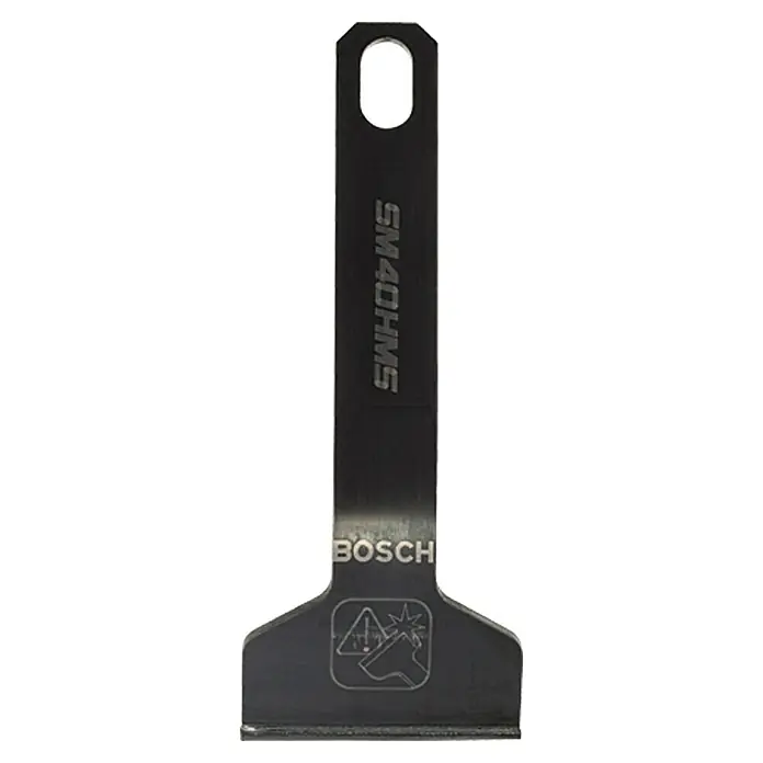 Bosch Cuchilla rascadora SM 40 HMS - Ancho: 40 mm, Cuchilla rectificada - Cincel para azulejos Bosch con fijación SDS-plus para eliminar azulejos y yeso. Accesorio robusto y duradero.