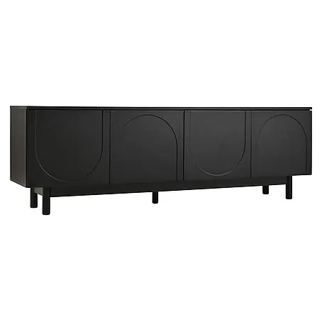 SONNENH Kommode 175 x 38 x 56 cm, Schwarz