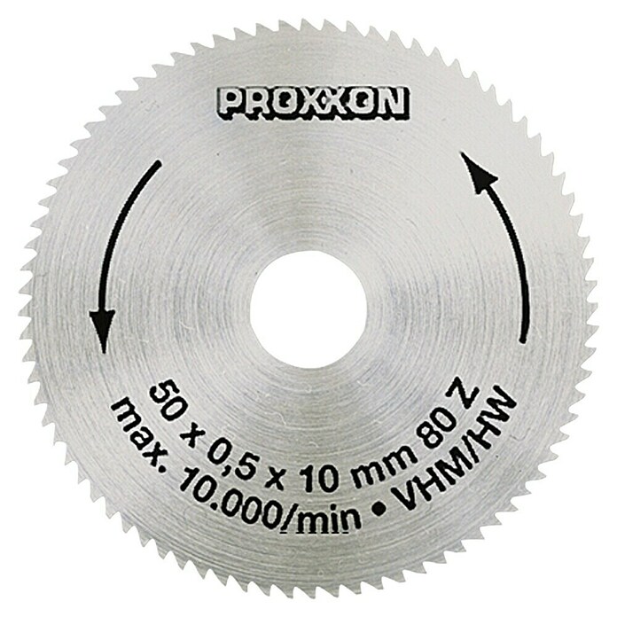 Proxxon List krožne žage št. 28011  (Premer: 50 mm, Premer luknje za pritrditev: 10 mm, Trdni volframov karbid) | 2551 - Zubehör Multifunktion/Modellbau | BCDA - Zubeh Bohrm/Bohrhämmer/Akkumasch | BCD - Maschinenzubehör | BC - Maschinenzubehör | B - Werkz/Masch/Maschzubeh/Auto | BAUHAUS
