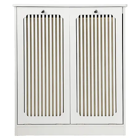 SONNENH Wäscheschrank 66 x 35 x 76 cm, Weiß