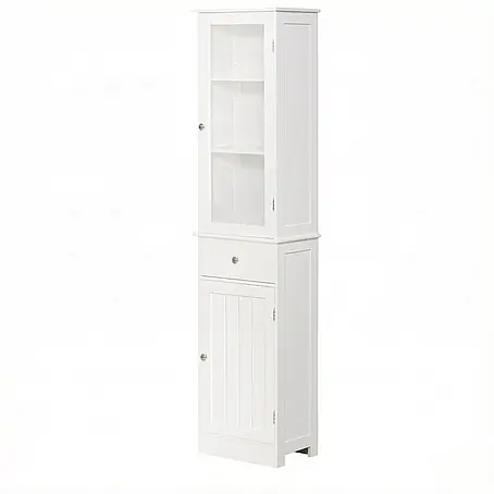 SONNENH Hochschrank 40 x 27 x 171,5 cm, Weiß