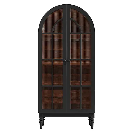 SONNENH Schrank-Set 152 x 38,5 x 165 cm, Schwarz