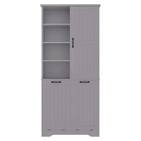 SONNENH Hochschrank 78 x 35 x 172,7 cm, Grau