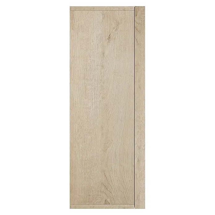 SONNENH Hängeschrank 60 x 21,6 x 58 cm, 2 Fächer, Eichenoptik -  - Helle Holzdekor-Möbelplatte mit vertikaler Maserung.