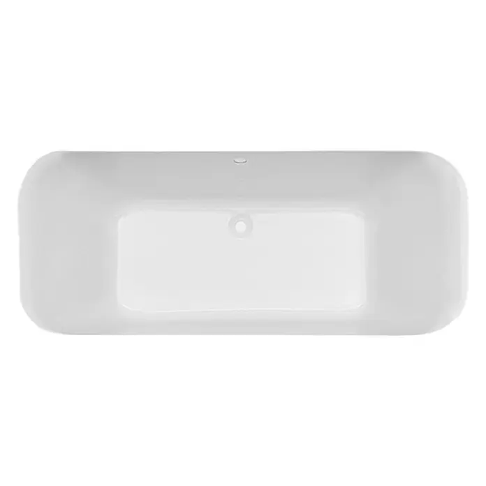 Camargue Badewanne Hermosa - 180 x 80 cm, Sanitäracryl, Weiß - Ansicht von oben