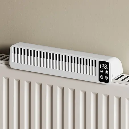 EMKE Heizkörperventilator RCF mit Akku, 3 Stufen, Automatikmodus und Timer