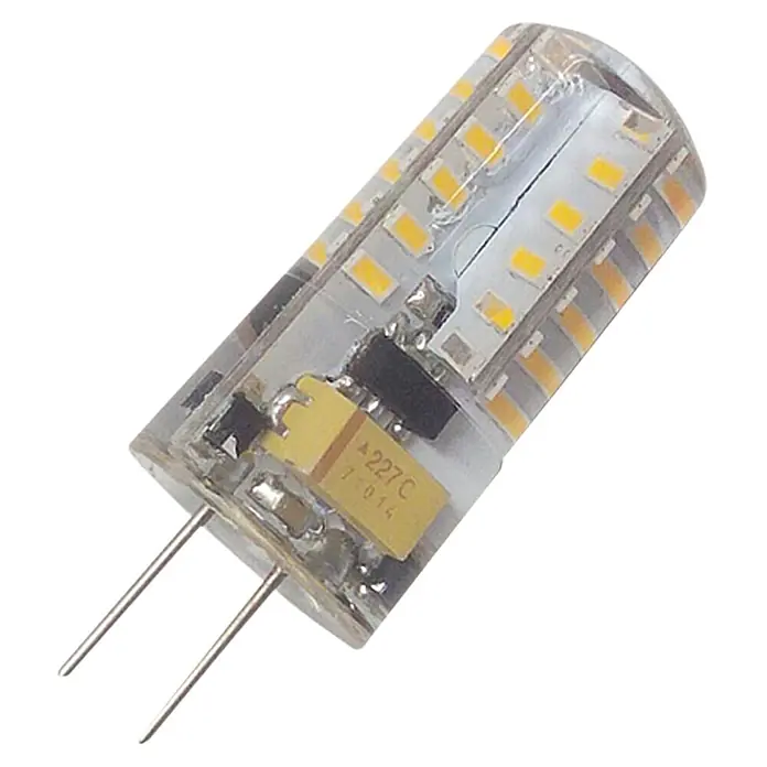 Voltolux LED-Lampe - GY6,35, Nicht Dimmbar, Warmweiß, 220 lm, 2,5 W - G4 LED Lampe mit klarem Gehäuse und Stiftsockel für energiesparende Beleuchtungslösungen.