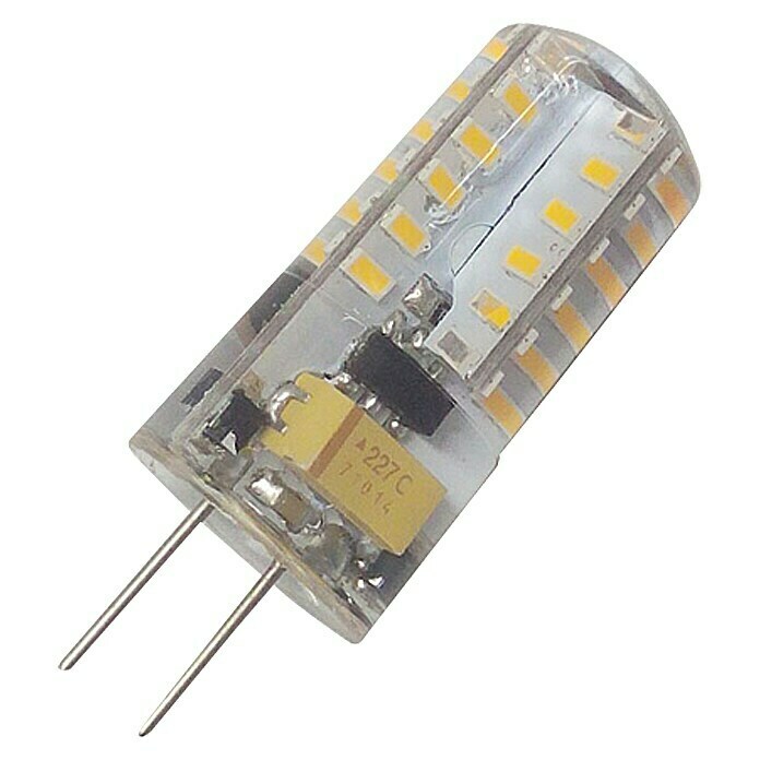 Voltolux Bombilla LED con casquillo de patilla (2,5 W, Blanco cálido, 220 lm, Clase de eficiencia energética: A+)