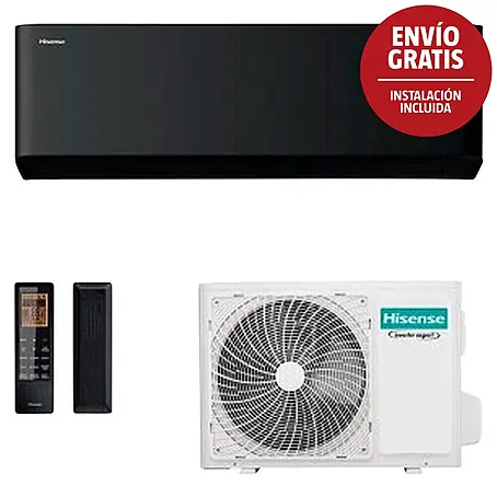 Hisense Uni Pure Black Aire acondicionado Inverter 25 + Instalación