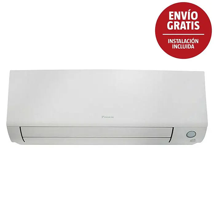 Daikin Aire acondicionado Inverter Perfera TXM25A + Instalación - 2.500 W, 2.000 W, 25 m², Blanco - Unidad interior de aire acondicionado Daikin blanca de pared.