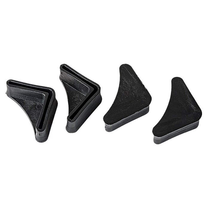 Regalux Voetdop (4 x 4 cm, 4 stk., Passend bij: Regalux hoekprofielen)