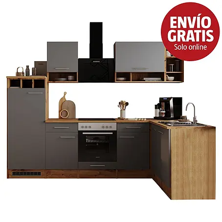 Respekta Cocina modular completa esquinera Hilde