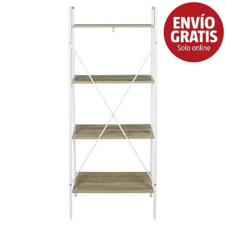 Estantería de madera Natural Crush