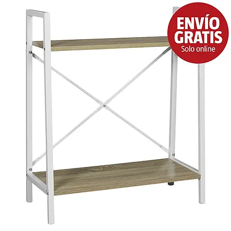 Home Deco Factory Estantería de madera Natural Crush