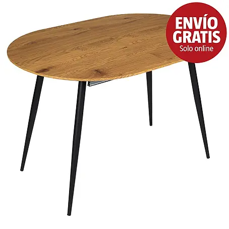 Home Deco Factory  Mesa de comedor extensible Oval
