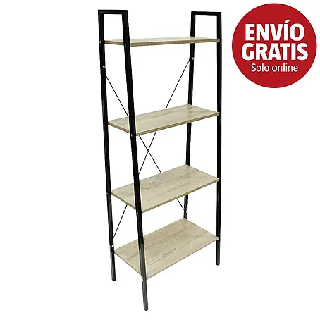 Home Deco Factory Estantería de madera Bristot Indus