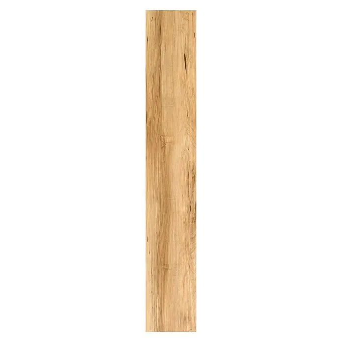 b!design Vinylboden Clic - Antik Ahorn, Sonstige, 1.210 x 190 x 4,2 mm - Abbildung eines einzelnen Holzbretts, das die natürliche Maserung und die warmen Farbtöne des Holzes hervorhebt.\n
